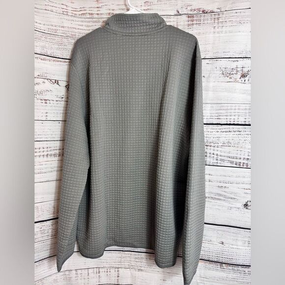 Rhone Pullover Mens Size XXL Gramercy Tech Snap Polartec Waffle Gray Quilted New - Picture 4 of 12